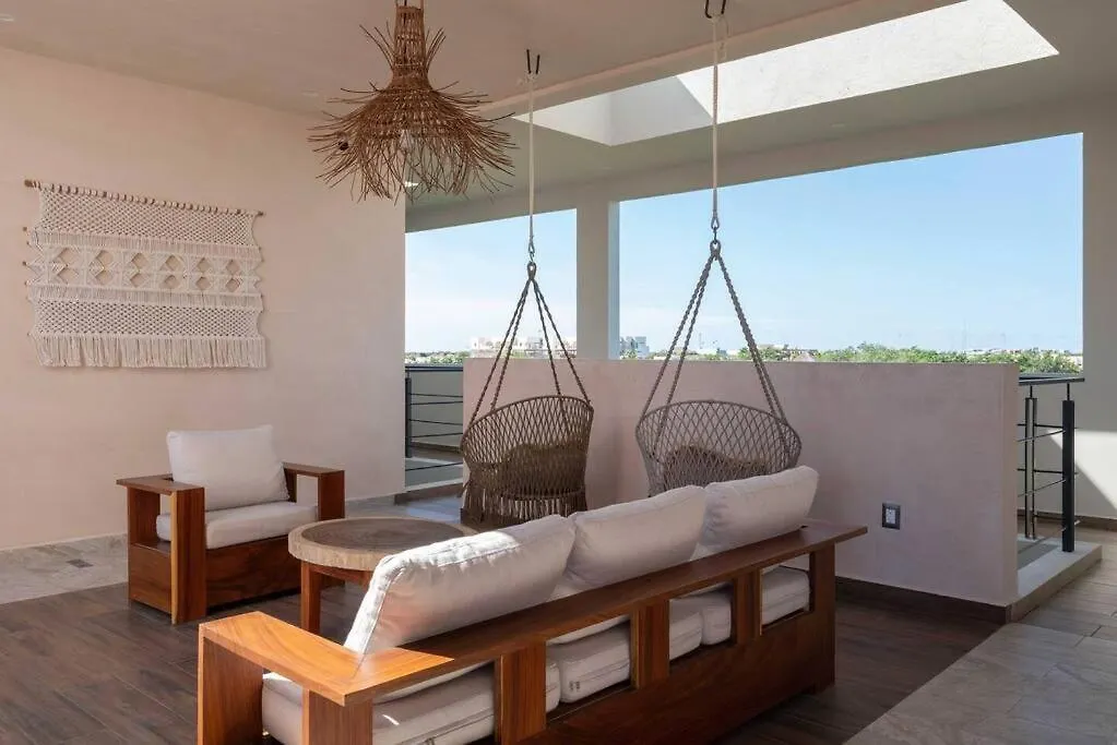 Frida'S Artsy Condo With Own Mural, Outdoor Tub & Rooftop Pool Tulum Apartman