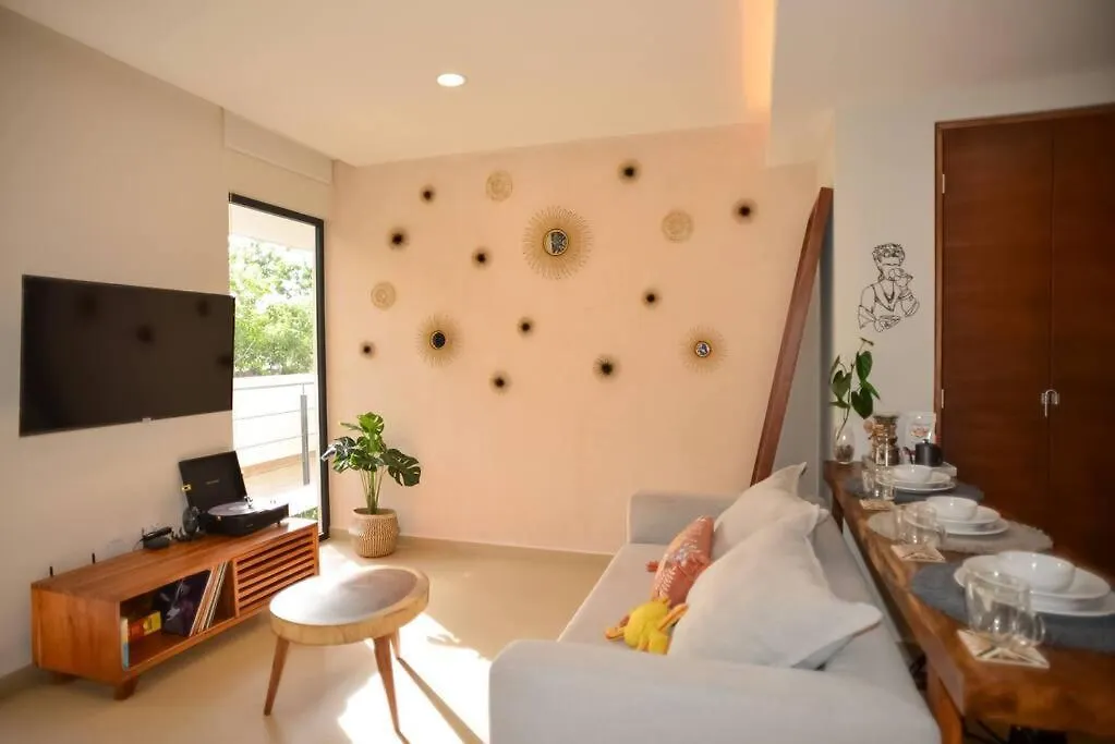 Frida'S Artsy Condo With Own Mural, Outdoor Tub & Rooftop Pool Tulum 0*,  Mexikó