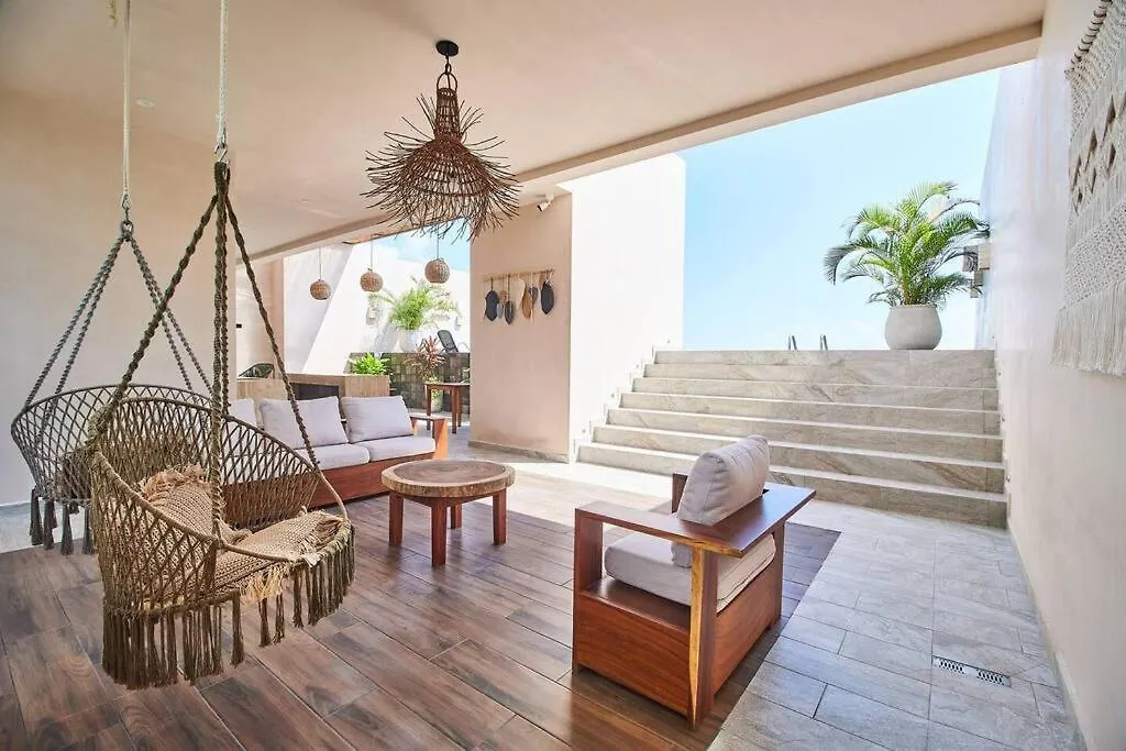 아파트 Frida'S Artsy Condo With Own Mural, Outdoor Tub & Rooftop Pool 툴룸 멕시코